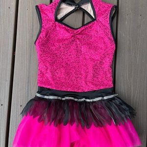 Weissman Child Large Hot Pink Dance/Recital/Competition Costume